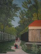 View of Montsouris Park By Henri Rousseau